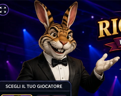 Coniglio tigrato presentatore
